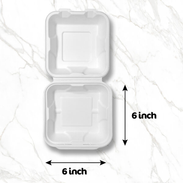 Burger Boxes 6 x 6 Inch - 50 Pack
