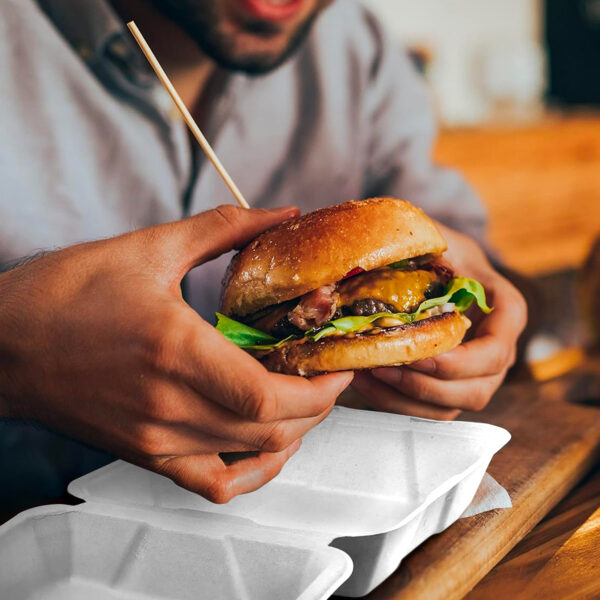 Burger Boxes 6 x 6 Inch - 50 Pack